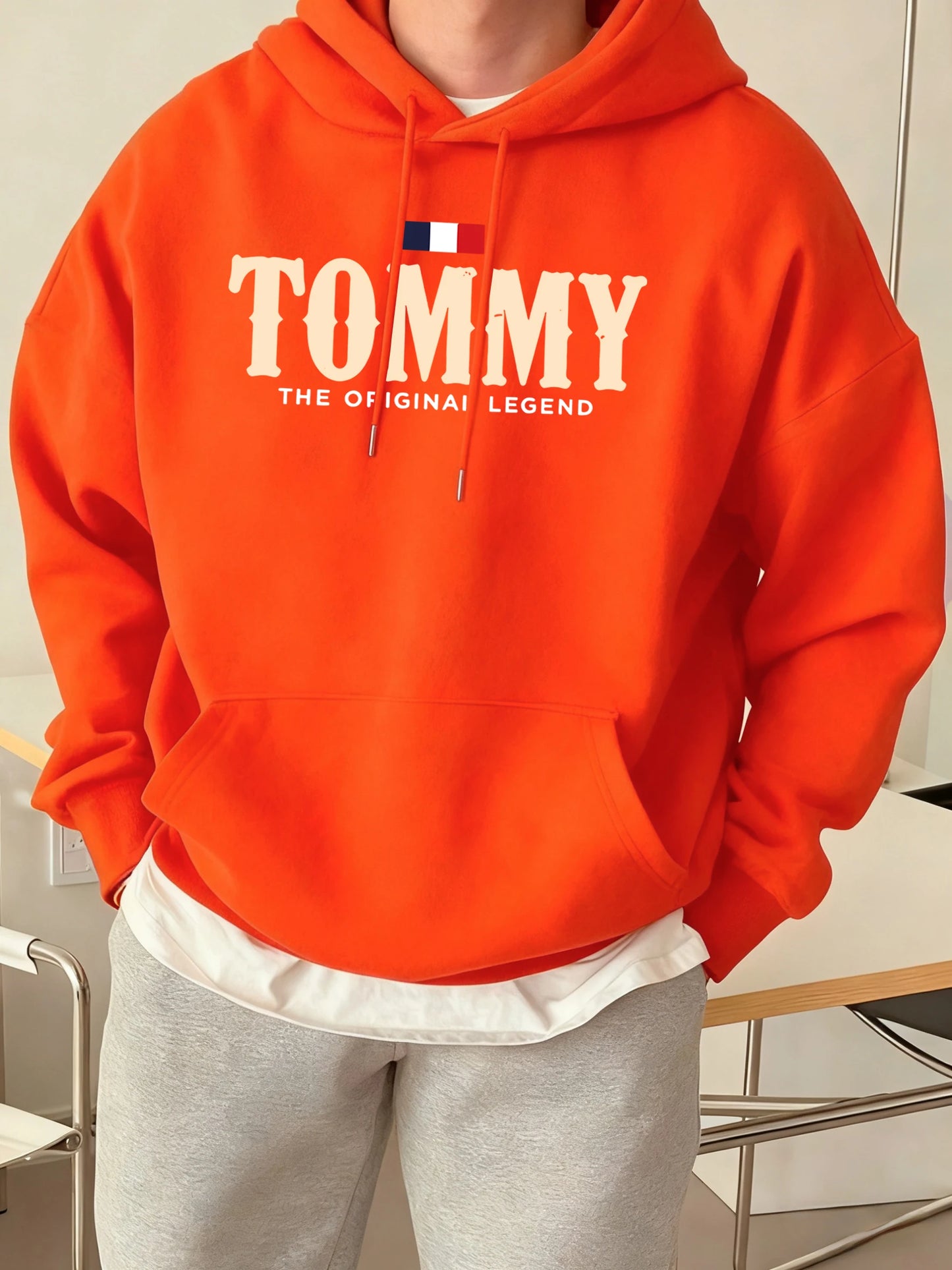 Tommy The Original Legend - Men's Printed Hoodie, Goes with Everything