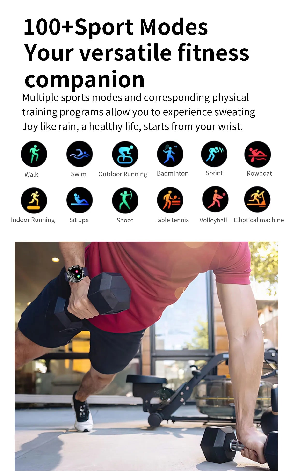 Smartwatch Masculino para Monitoramento de Lipídios Sanguíneos Saudáveis