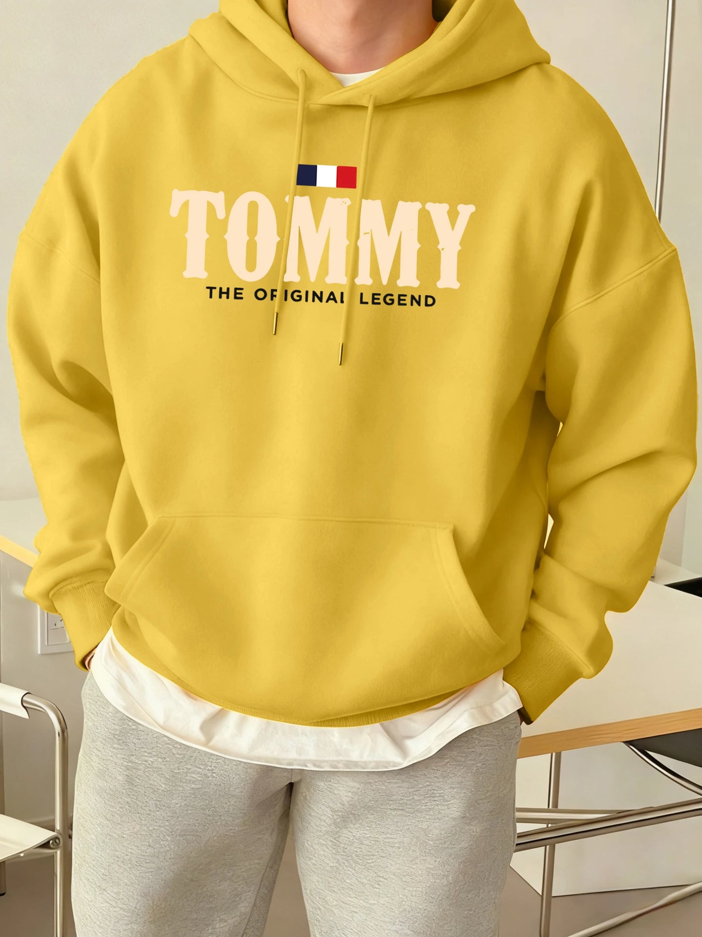Tommy The Original Legend - Men's Printed Hoodie, Goes with Everything