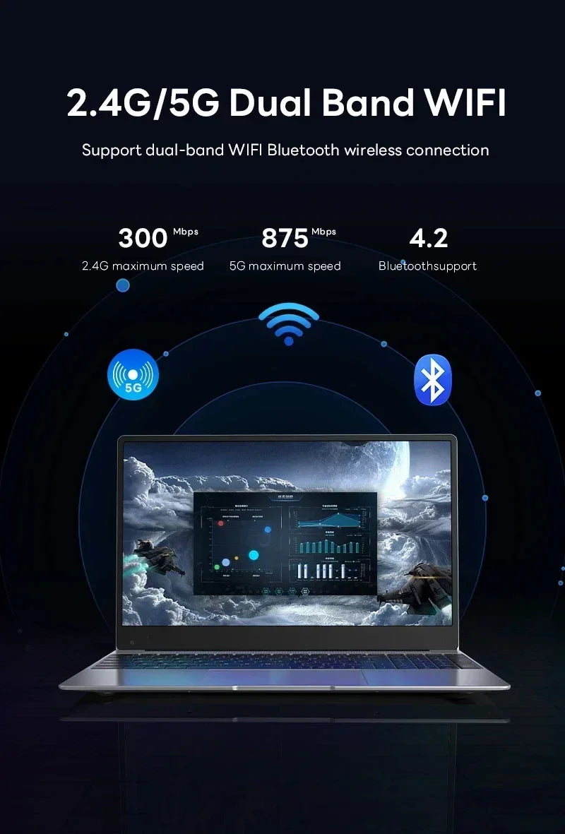 Portátil 14.1" HD | Intel N97 | 32GB RAM + 2TB SSD | Windows 11.