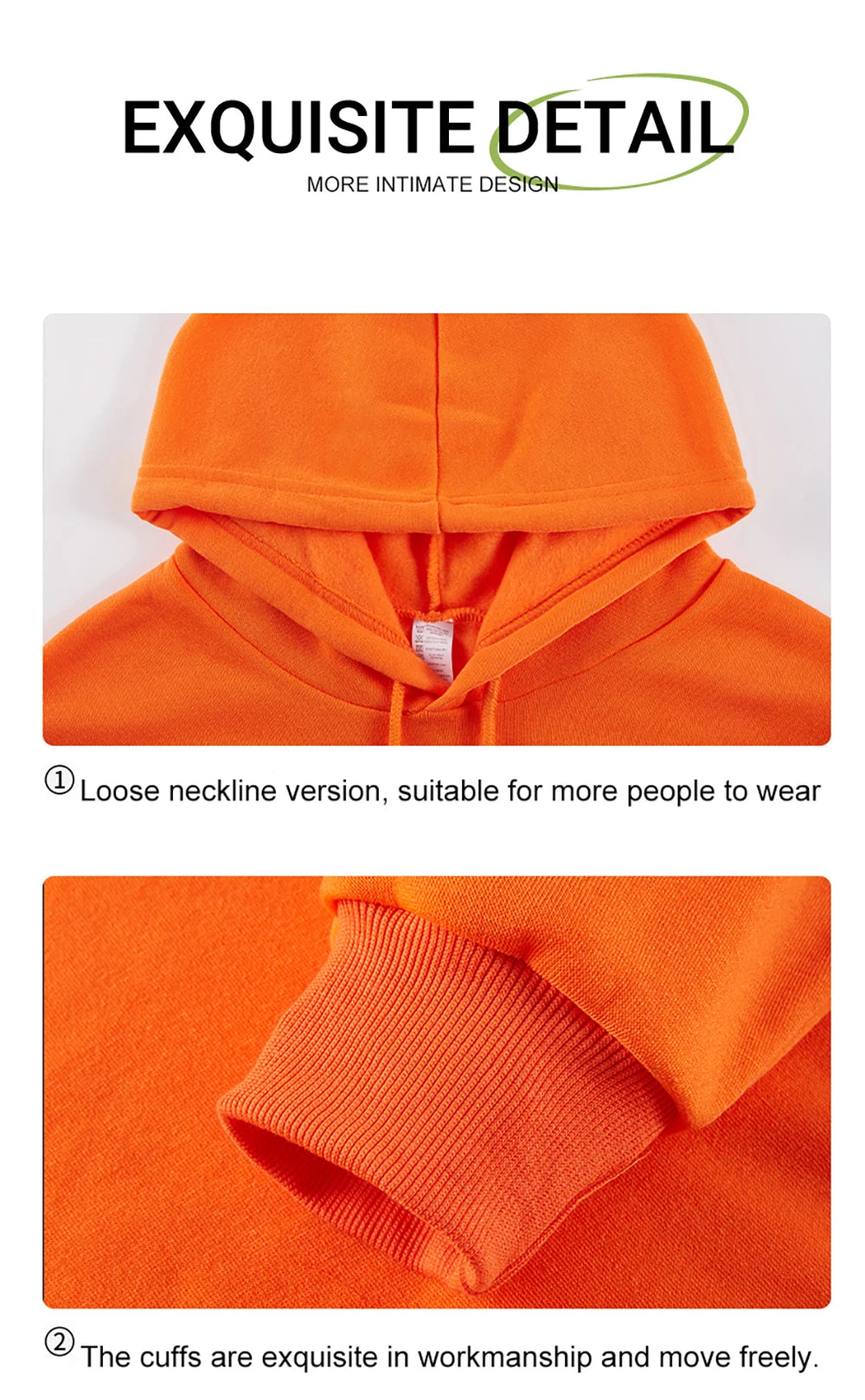 Men's hooded sweatshirt with Monte-Carlo Monaco print.