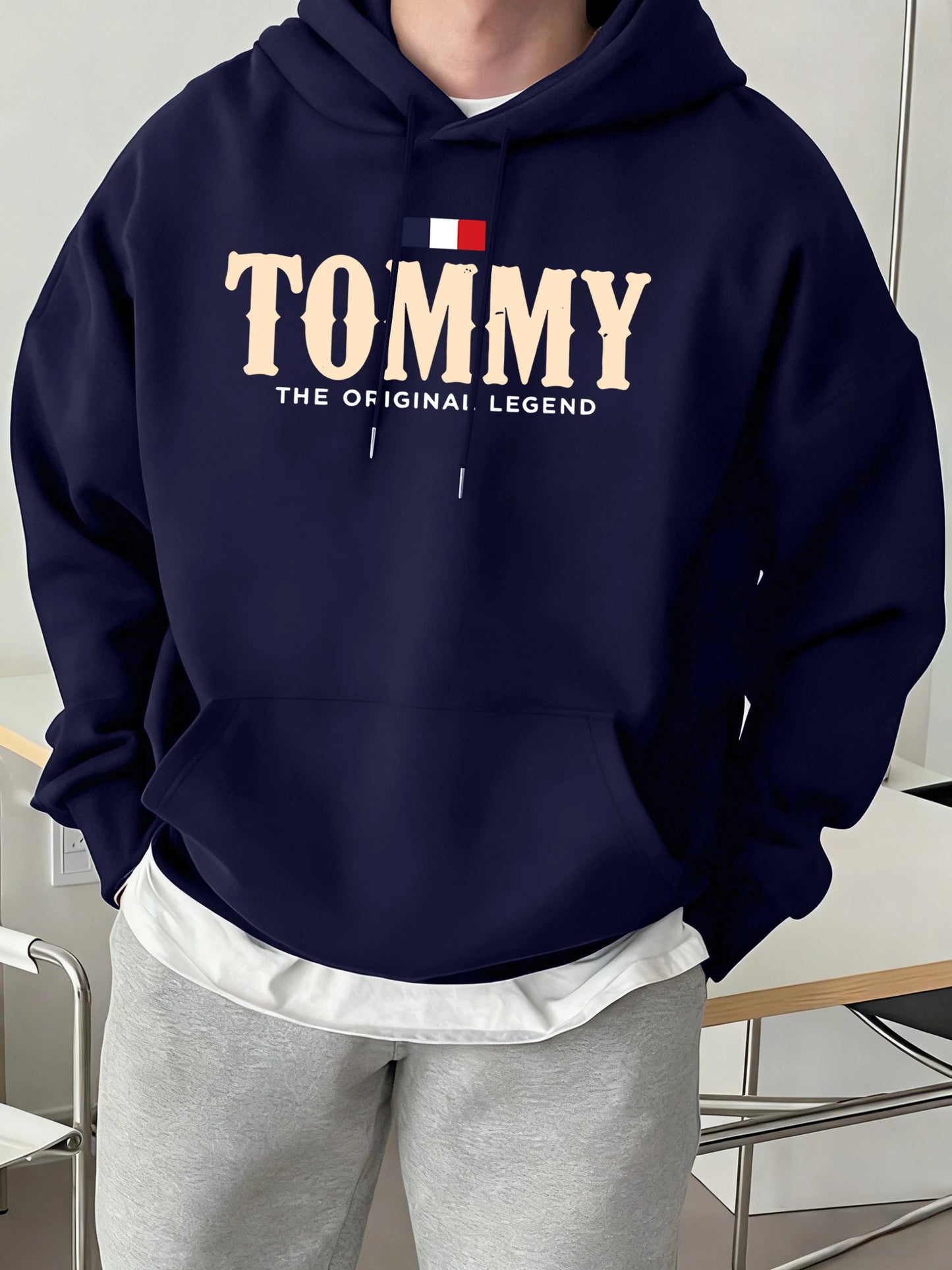 Tommy The Original Legend - Men's Printed Hoodie, Goes with Everything