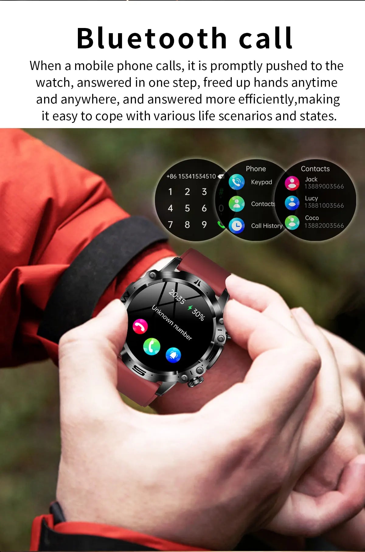 Smartwatch Masculino para Monitoramento de Lipídios Sanguíneos Saudáveis