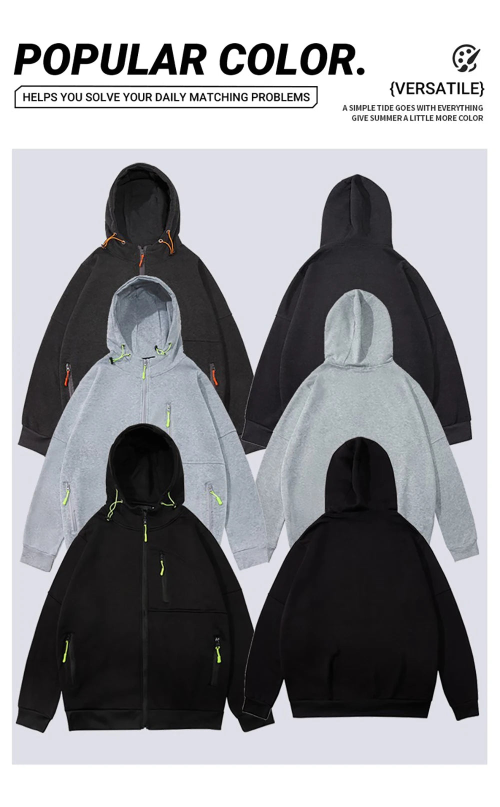 Monaco Est. 1995 Streetwear Men's Print Autumn Casual