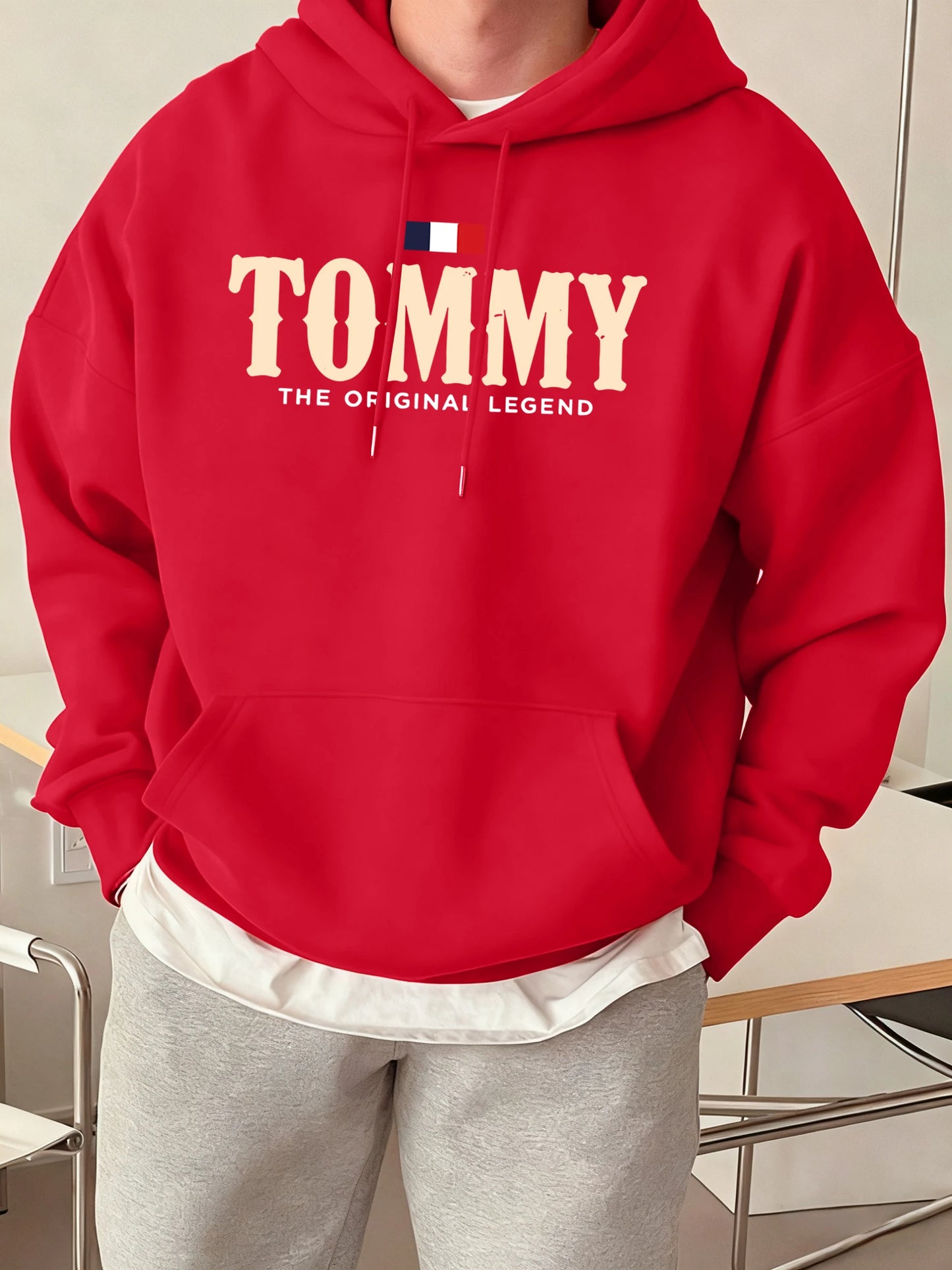 Tommy The Original Legend - Men's Printed Hoodie, Goes with Everything
