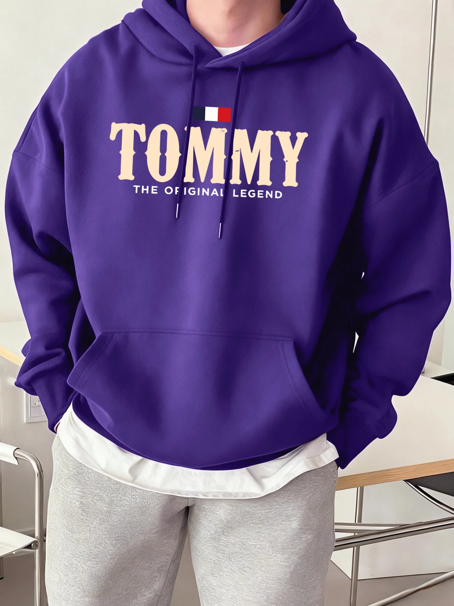 Tommy The Original Legend - Men's Printed Hoodie, Goes with Everything