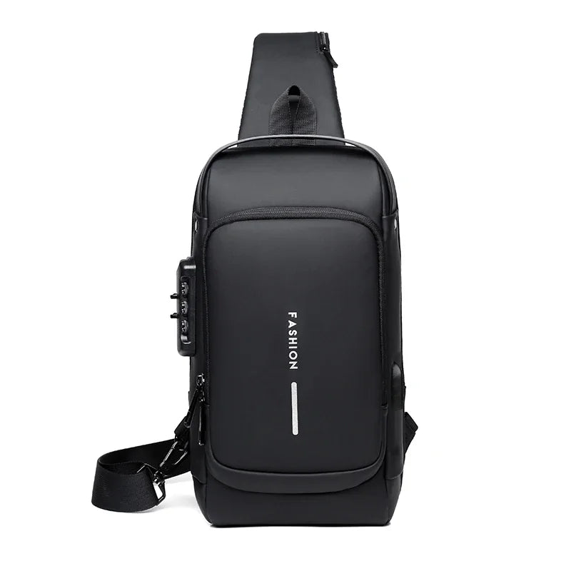 Desinger Multifunction Anti-theft USB Shoulder Crossbody Bag Travel Sling Pack.